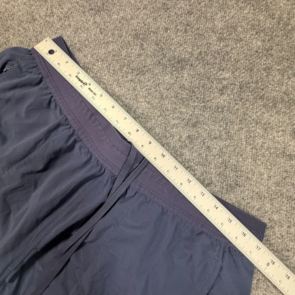 Nike Yoga Dri-FIT Mens Shorts XL Navy Blue Athletic Training CZ2210-451 0845